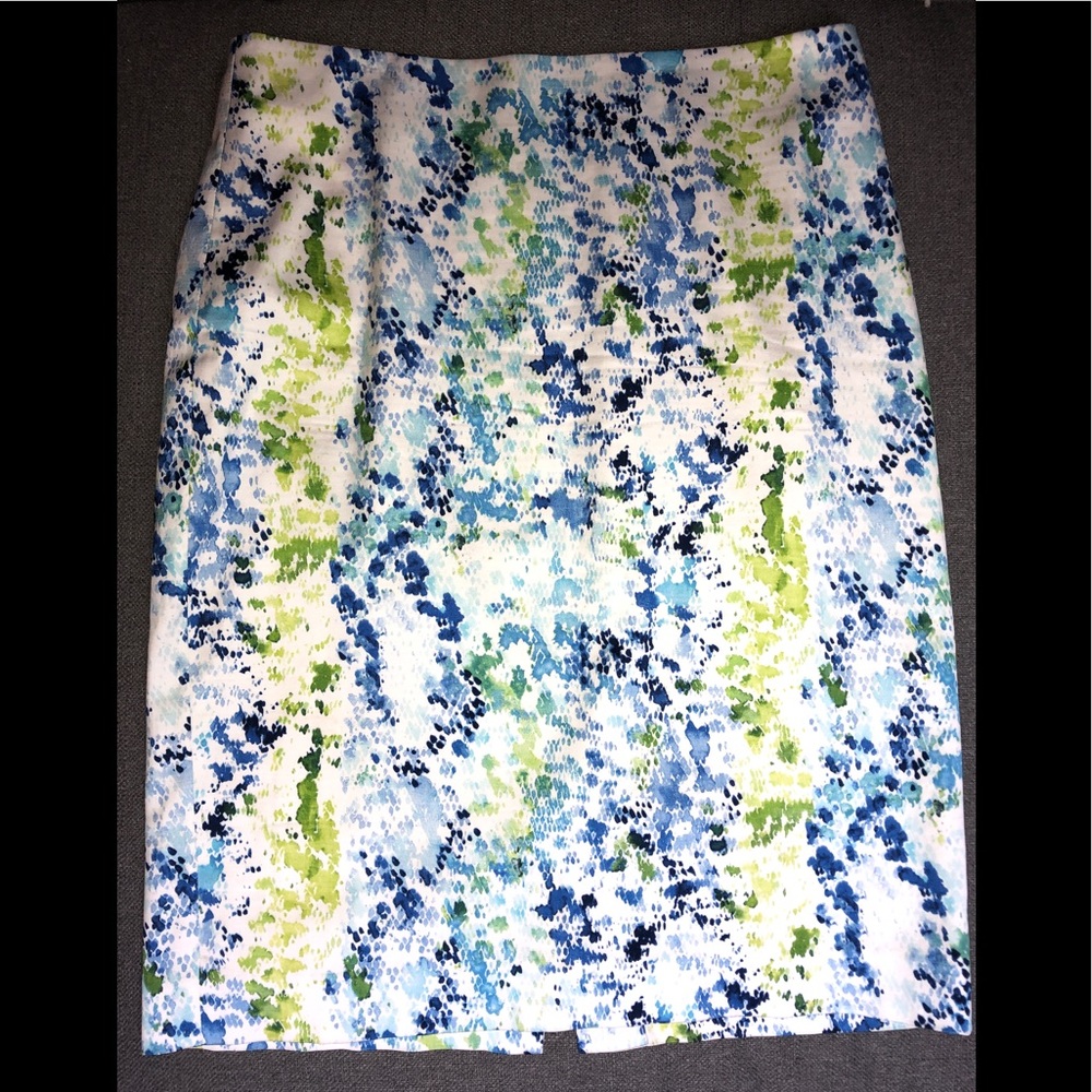 Ann Taylor Watercolor Pencil Skirt 2